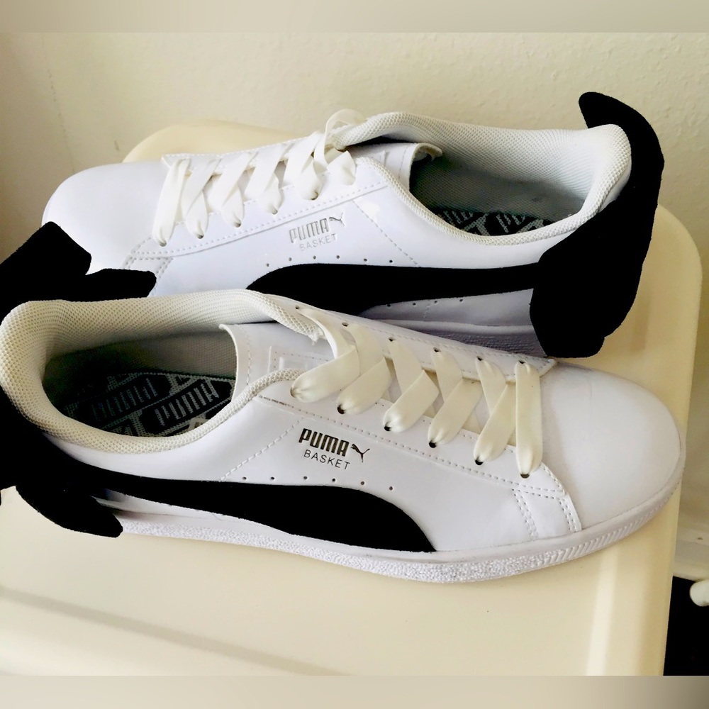 New Women’s Puma with Basket Bow.